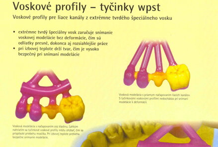 Voskové profily - tyčinky wpst