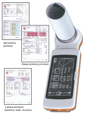 SPIRODOC spirometer a oximeter